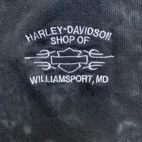 Harley Davidson Black Tie Dye Tank Top Size Medium - Picture 5 of 5